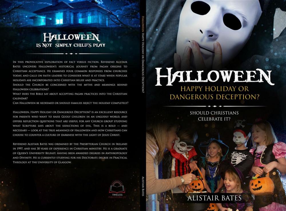 Big bigCover of Halloween, Happy Holiday or Dangerous Deception