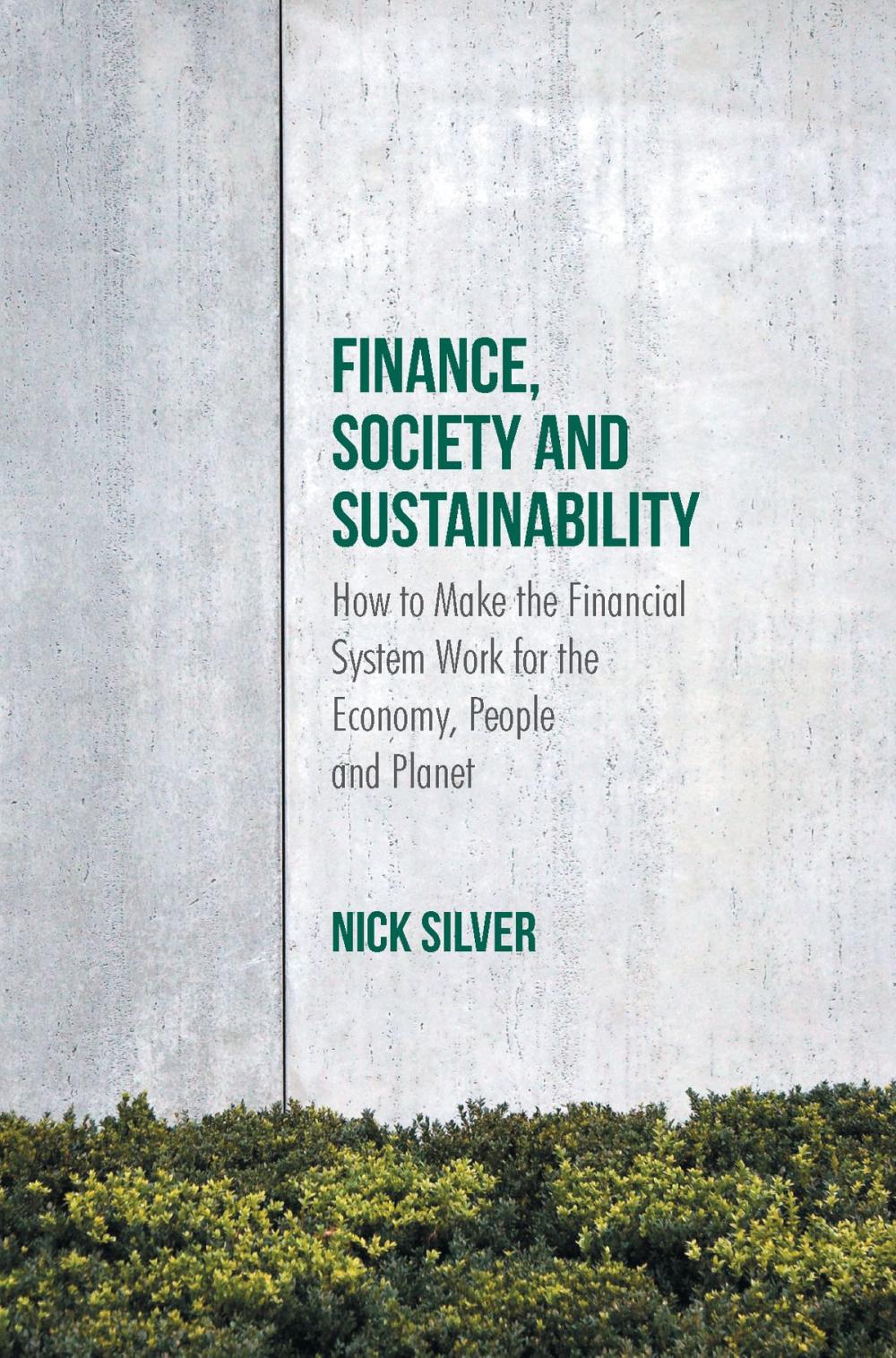 Big bigCover of Finance, Society and Sustainability