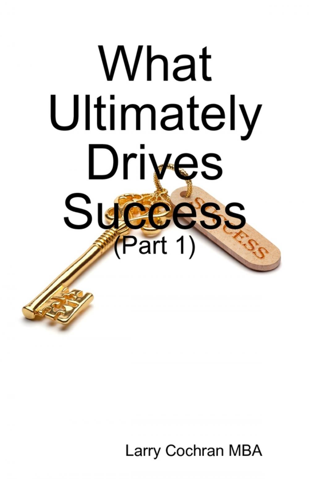 Big bigCover of What Ultimately Drives Success - (Part 1)