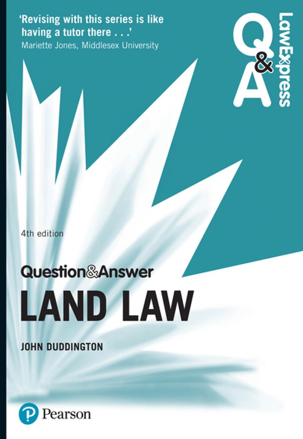 Big bigCover of Law Express Question and Answer: Land Law