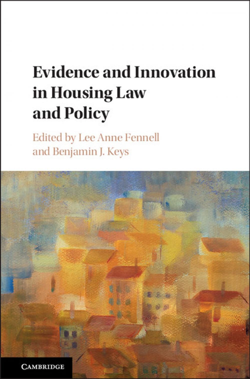 Big bigCover of Evidence and Innovation in Housing Law and Policy