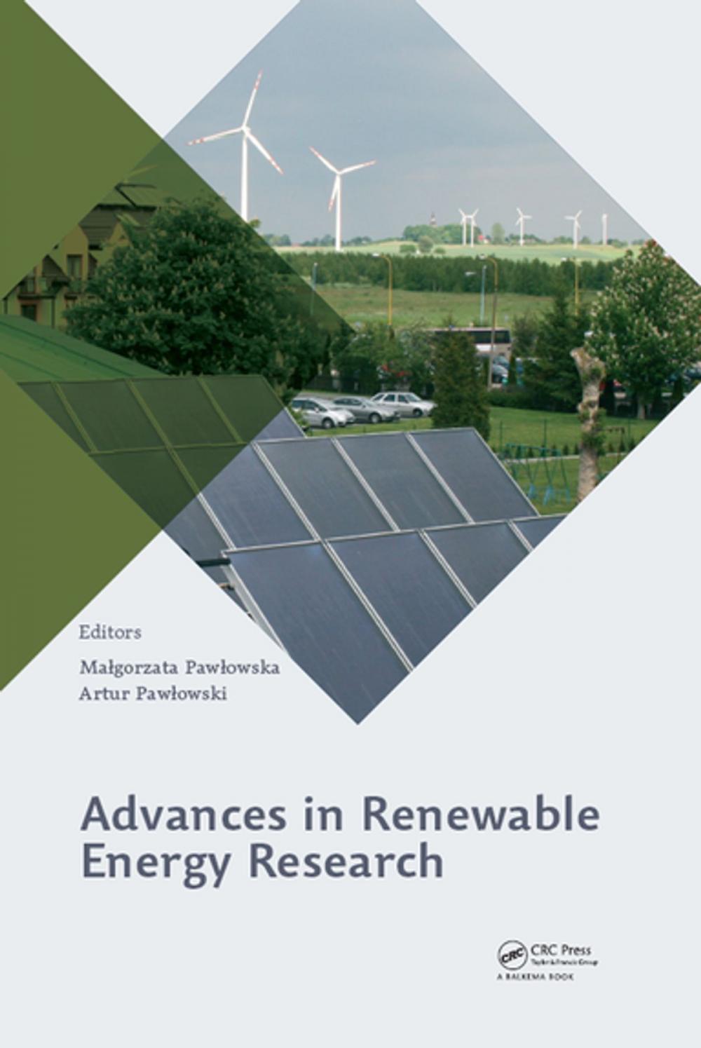 Big bigCover of Advances in Renewable Energy Research