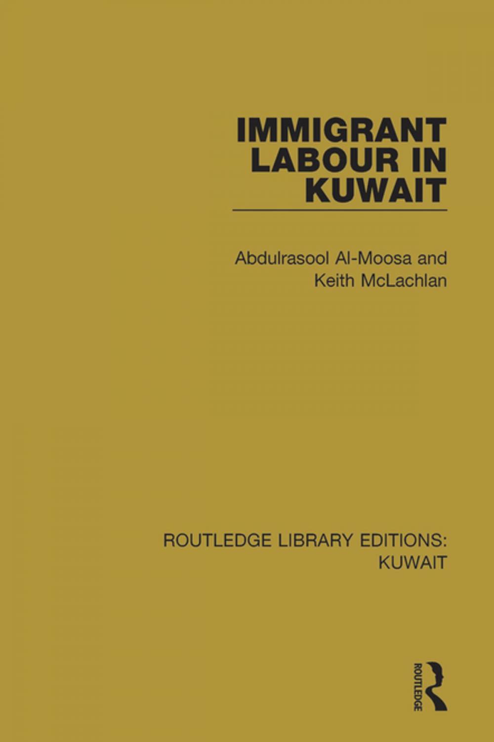 Big bigCover of Immigrant Labour in Kuwait