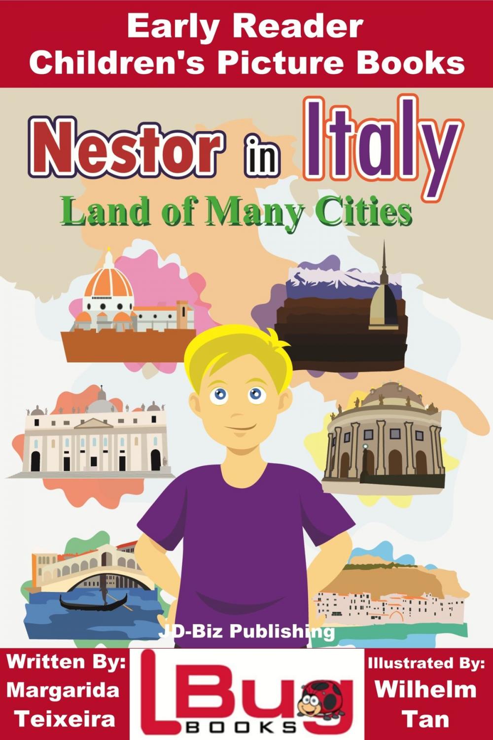 Big bigCover of Nestor in Italy: Land of Many Cities - Early Reader - Children's Picture Books