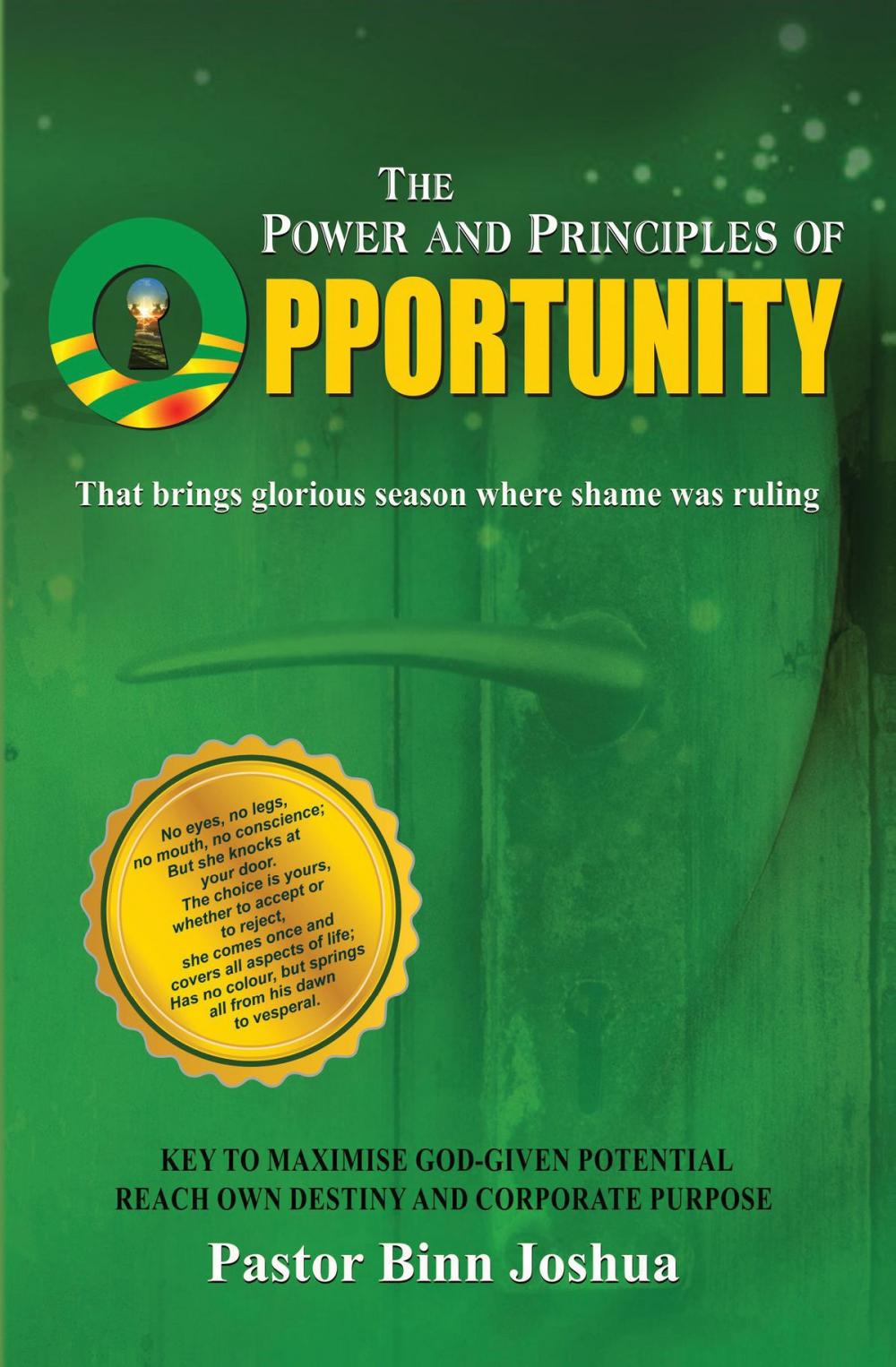 Big bigCover of The Power And Principles Of Opportunity