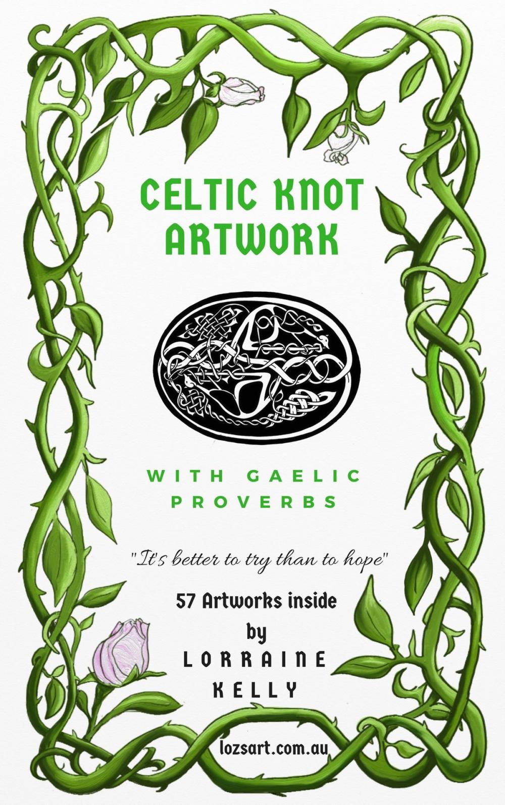 Big bigCover of Celtic Knot Artwork with Gaelic Proverbs