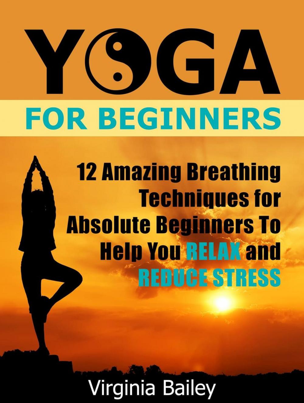 Big bigCover of Yoga For Beginners: 12 Amazing Breathing Techniques for Absolute Beginners To Help You Relax and Reduce Stress