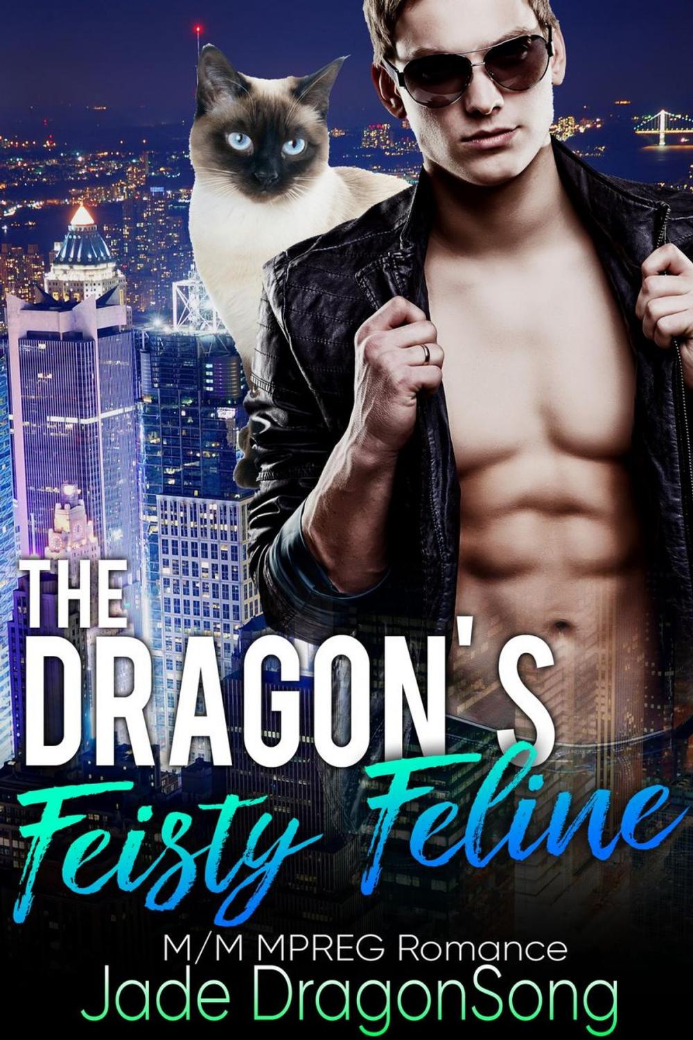 Big bigCover of The Dragon's Feisty Feline M/M Mpreg Romance