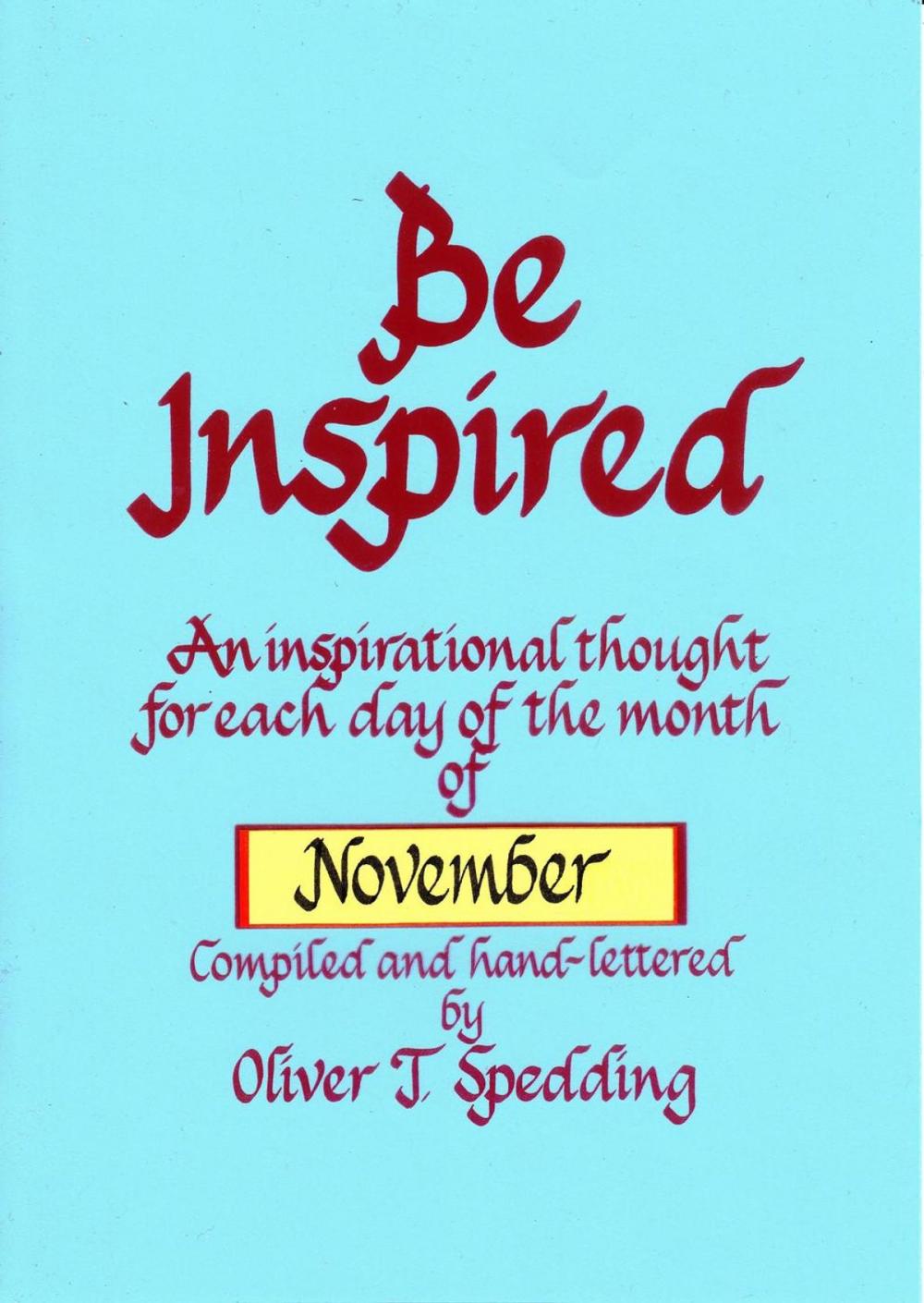 Big bigCover of Be Inspired - November