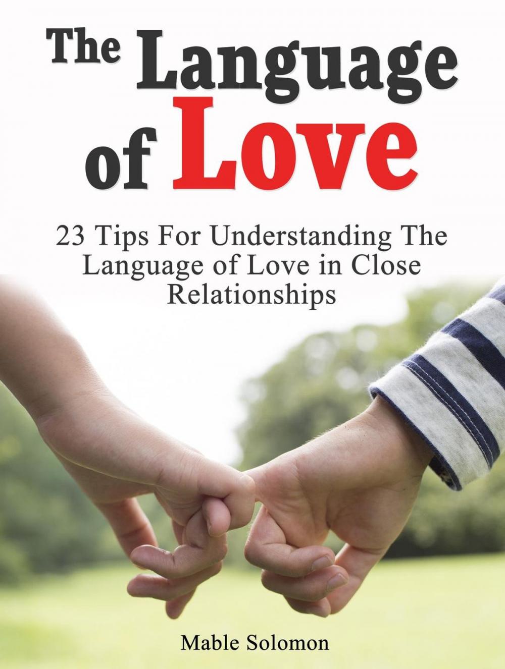 Big bigCover of The Language of Love: 23 Tips For Understanding The Language of Love in Close Relationships