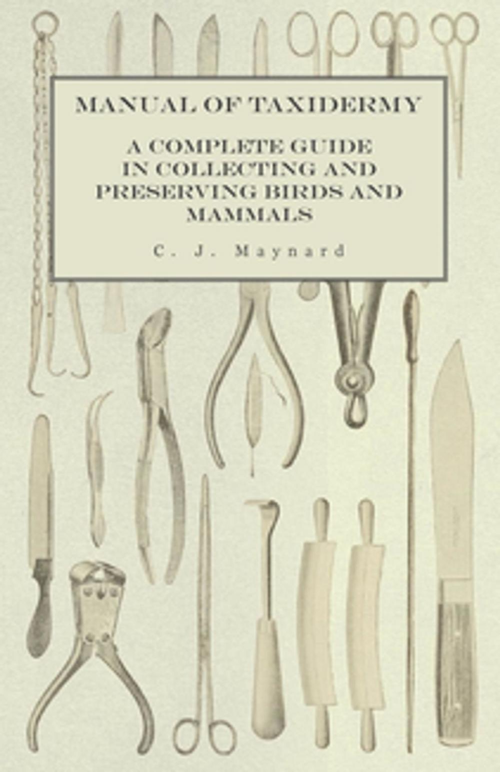 Big bigCover of Manual of Taxidermy - A Complete Guide in Collecting and Preserving Birds and Mammals