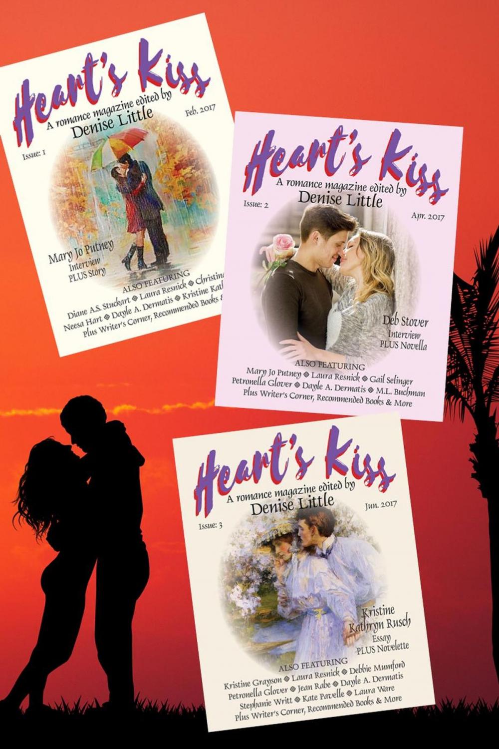 Big bigCover of Heart’s Kiss: A Romance Magazine – Omnibus Edition (Issues 1,2,3): Featuring Mary Jo Putney, Deb Stover, M.L. Buchman, Laura Resnick, Kristine Grayson and many more