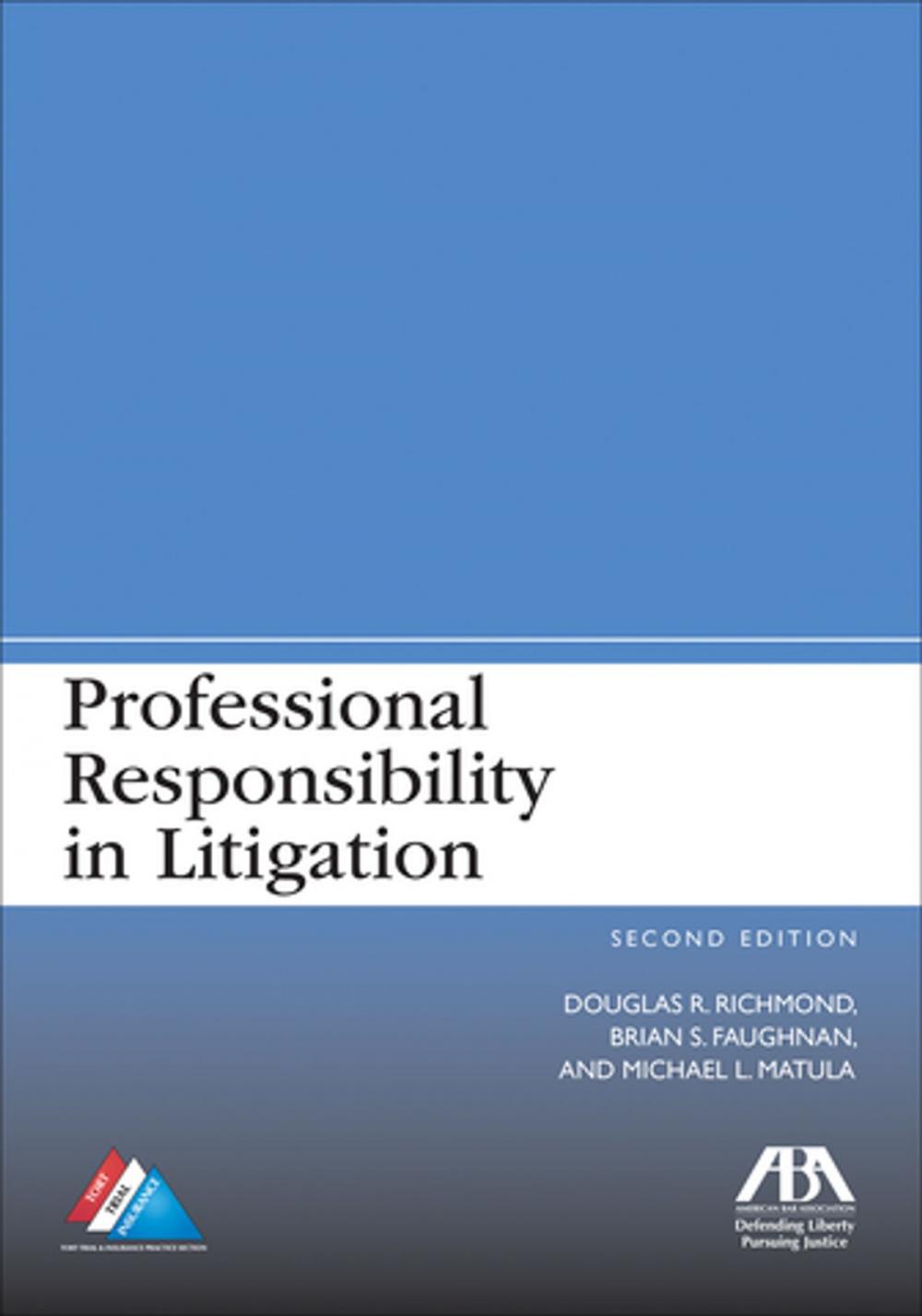 Big bigCover of Professional Responsibility in Litigation