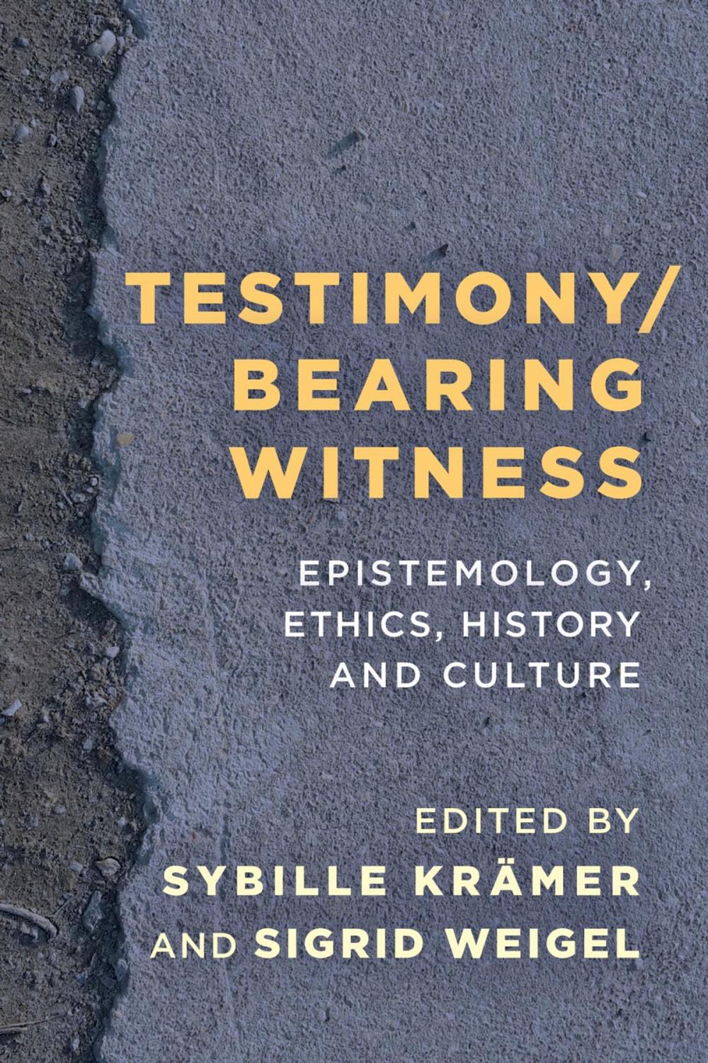 Big bigCover of Testimony/Bearing Witness