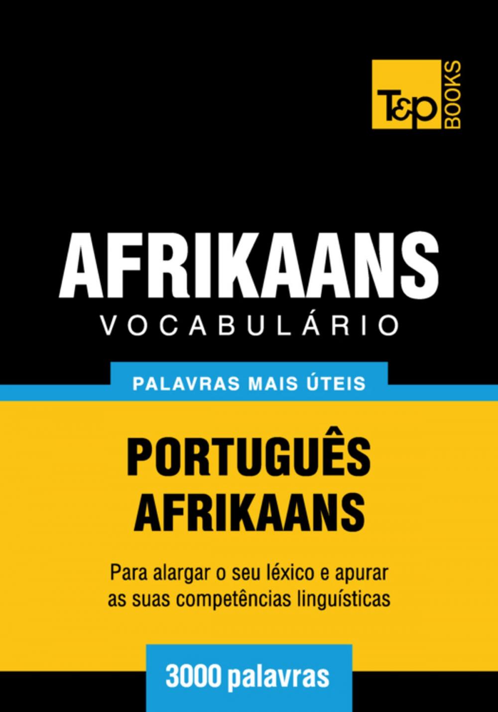 Big bigCover of Vocabulário Português-Afrikaans - 3000 palavras mais úteis