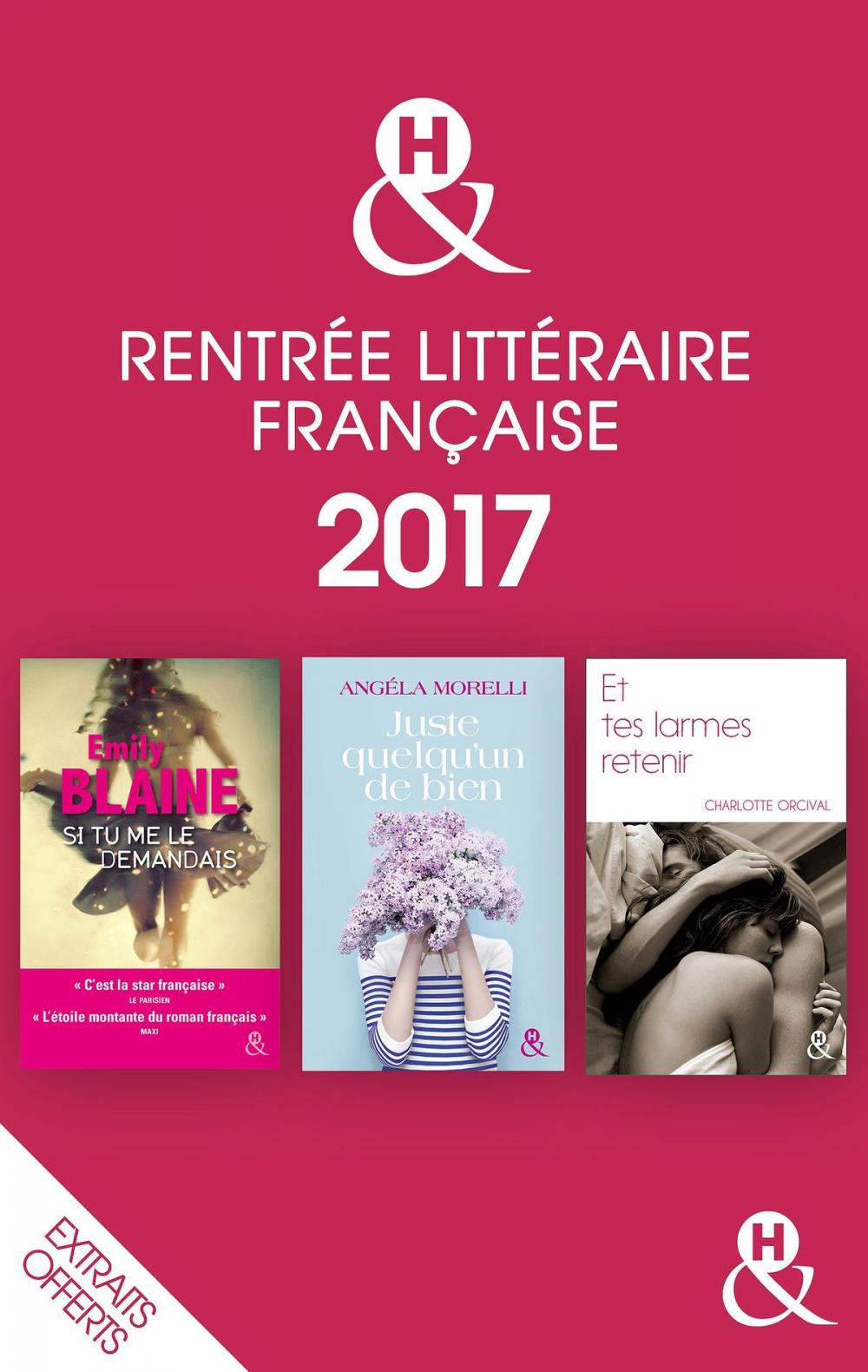 Big bigCover of Rentrée littéraire française &amp;H 2017 extraits offerts