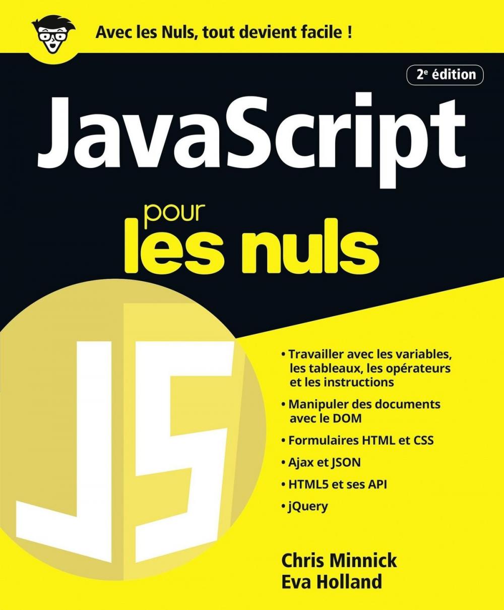 Big bigCover of JavaScript pour les Nuls grand format, 2e édition