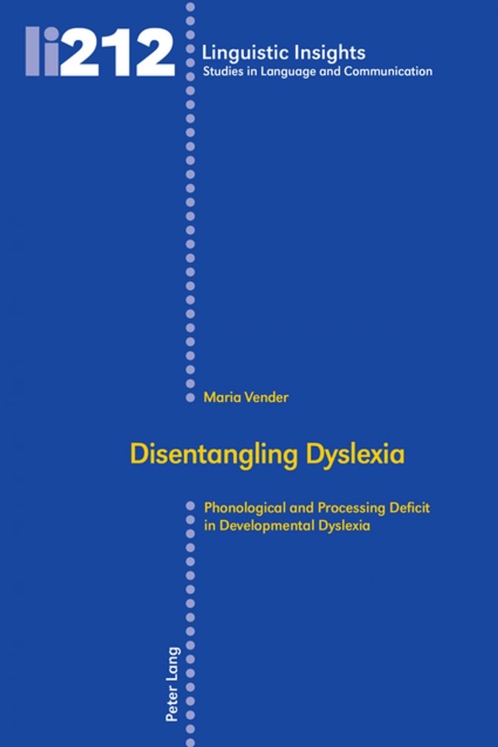 Big bigCover of Disentangling Dyslexia