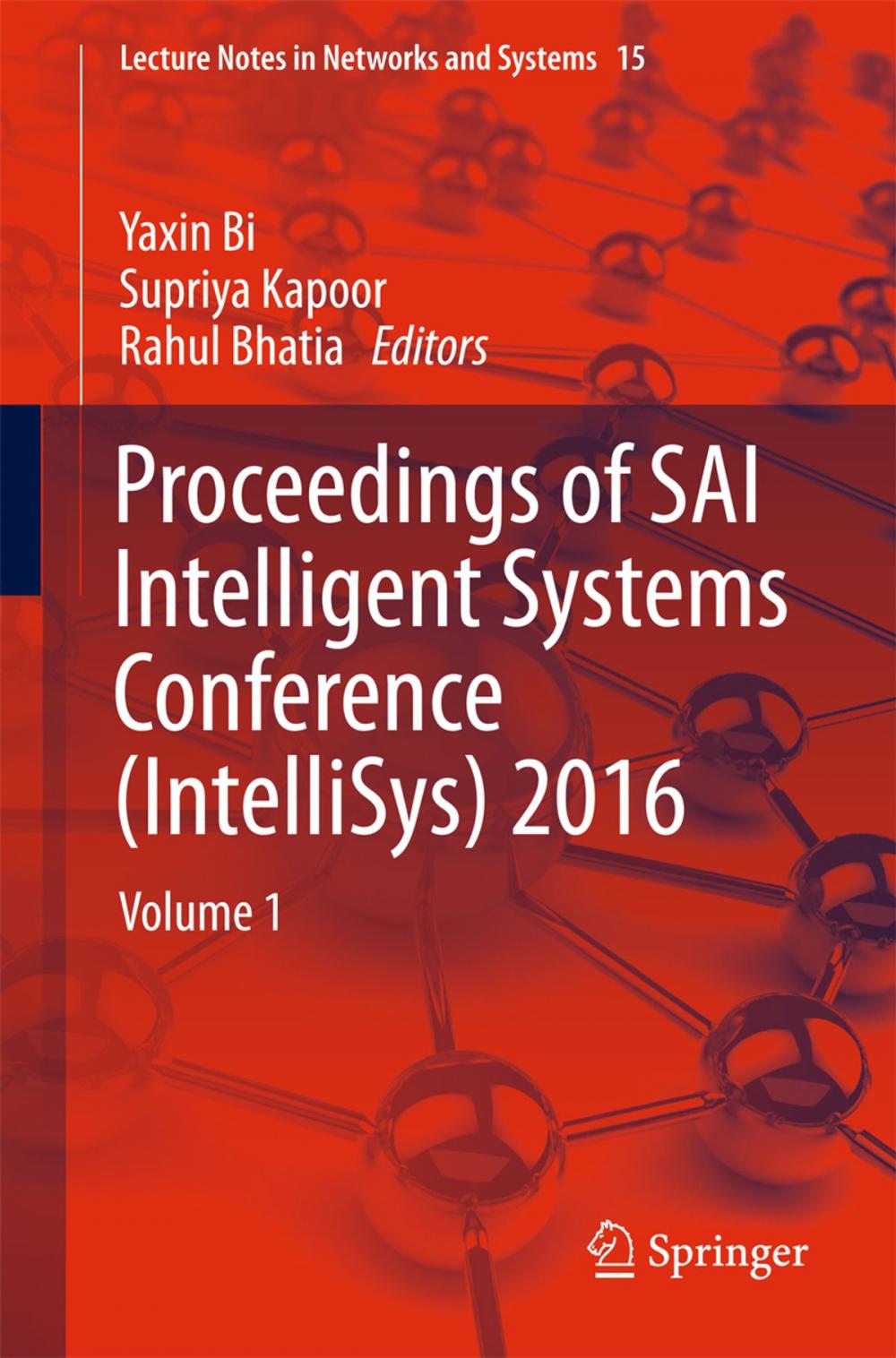 Big bigCover of Proceedings of SAI Intelligent Systems Conference (IntelliSys) 2016