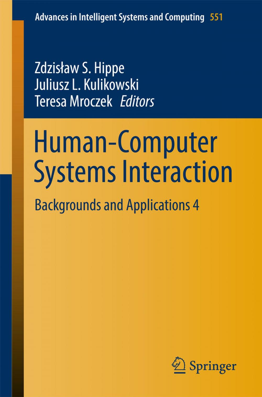 Big bigCover of Human-Computer Systems Interaction