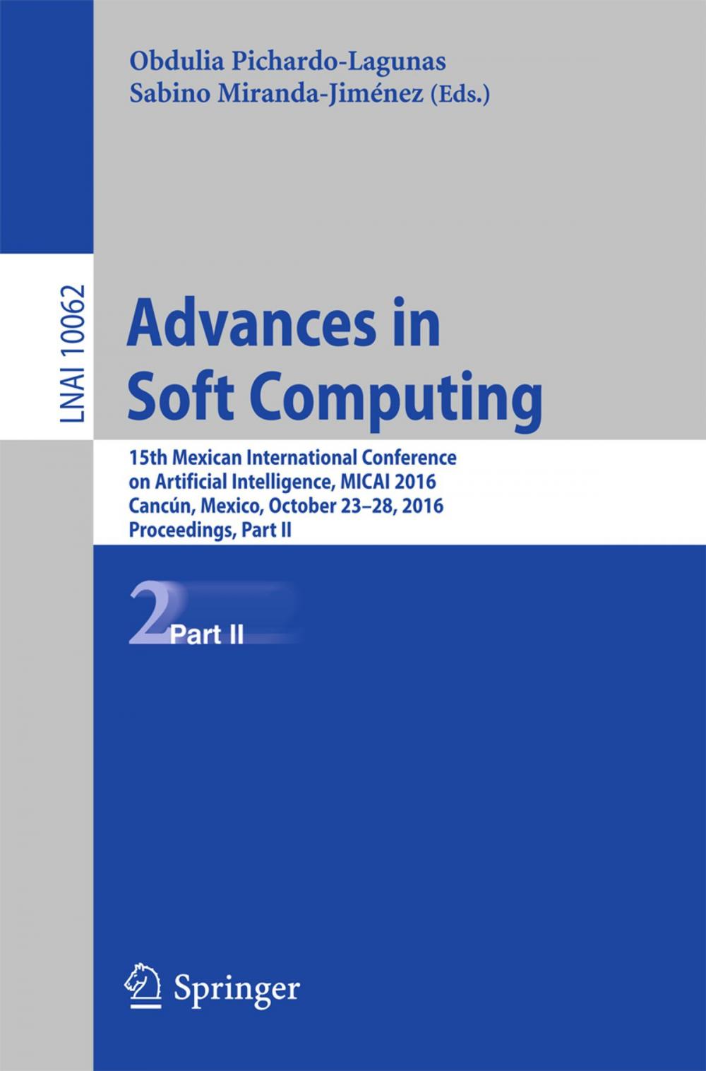 Big bigCover of Advances in Soft Computing