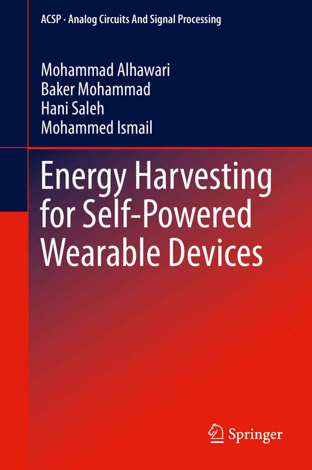 Big bigCover of Energy Harvesting for Self-Powered Wearable Devices