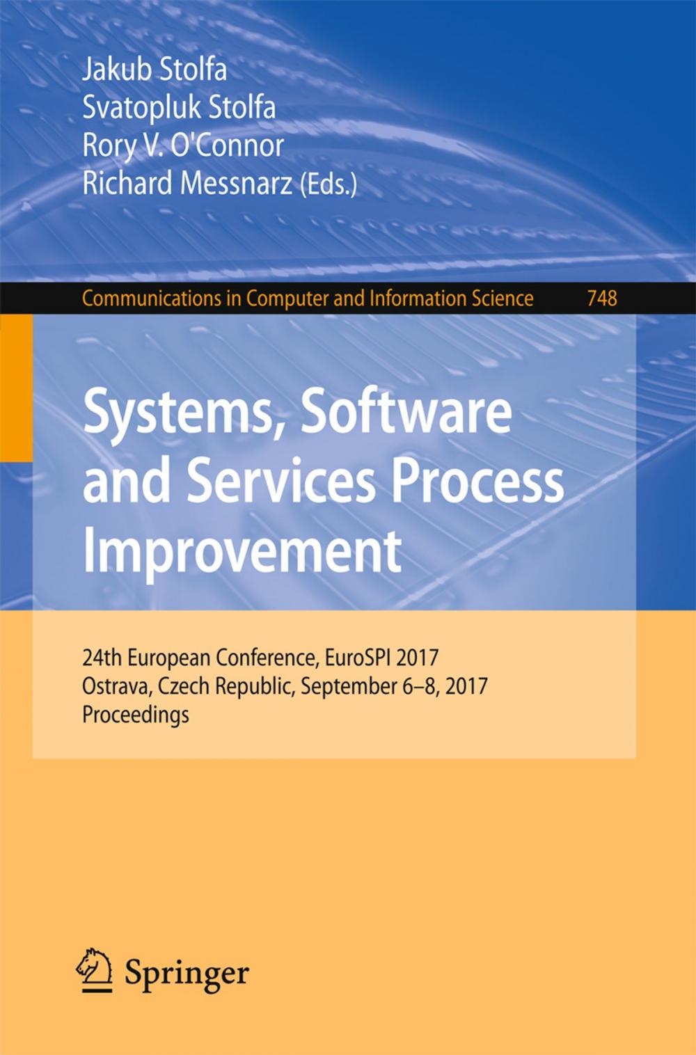 Big bigCover of Systems, Software and Services Process Improvement