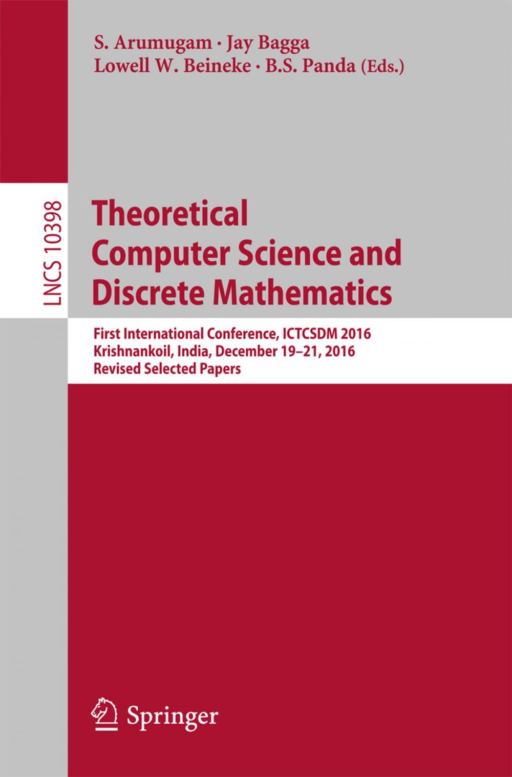 Big bigCover of Theoretical Computer Science and Discrete Mathematics