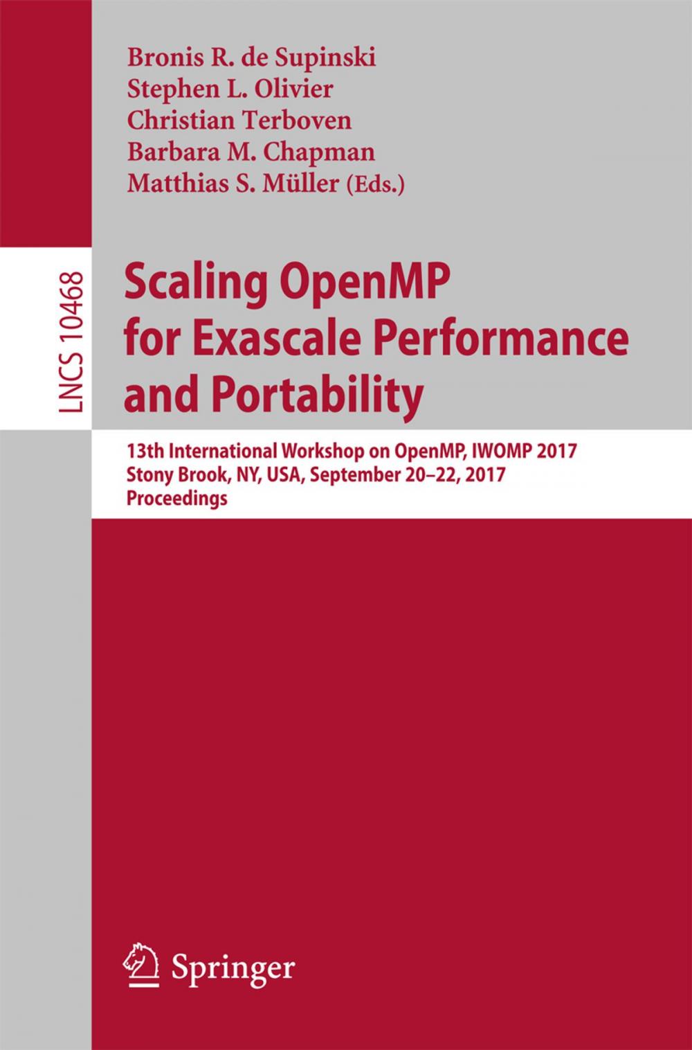 Big bigCover of Scaling OpenMP for Exascale Performance and Portability