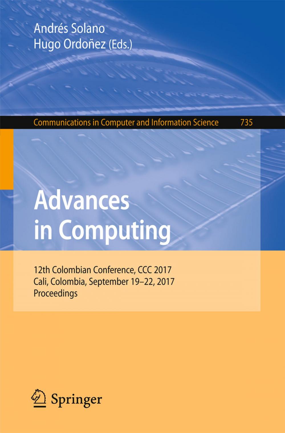 Big bigCover of Advances in Computing