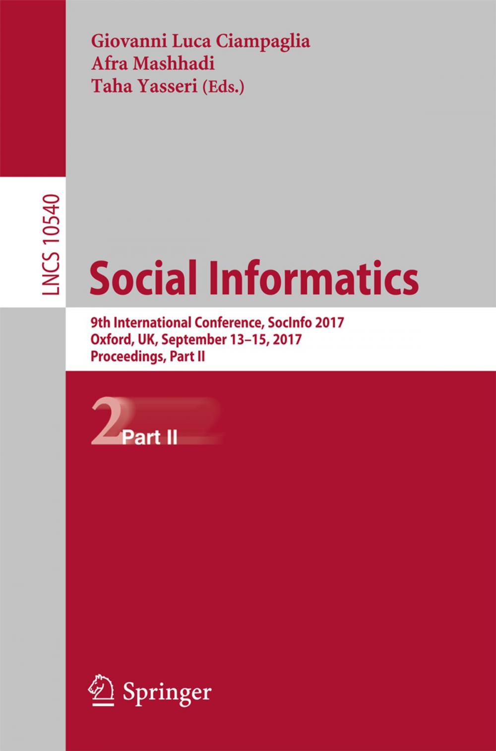 Big bigCover of Social Informatics