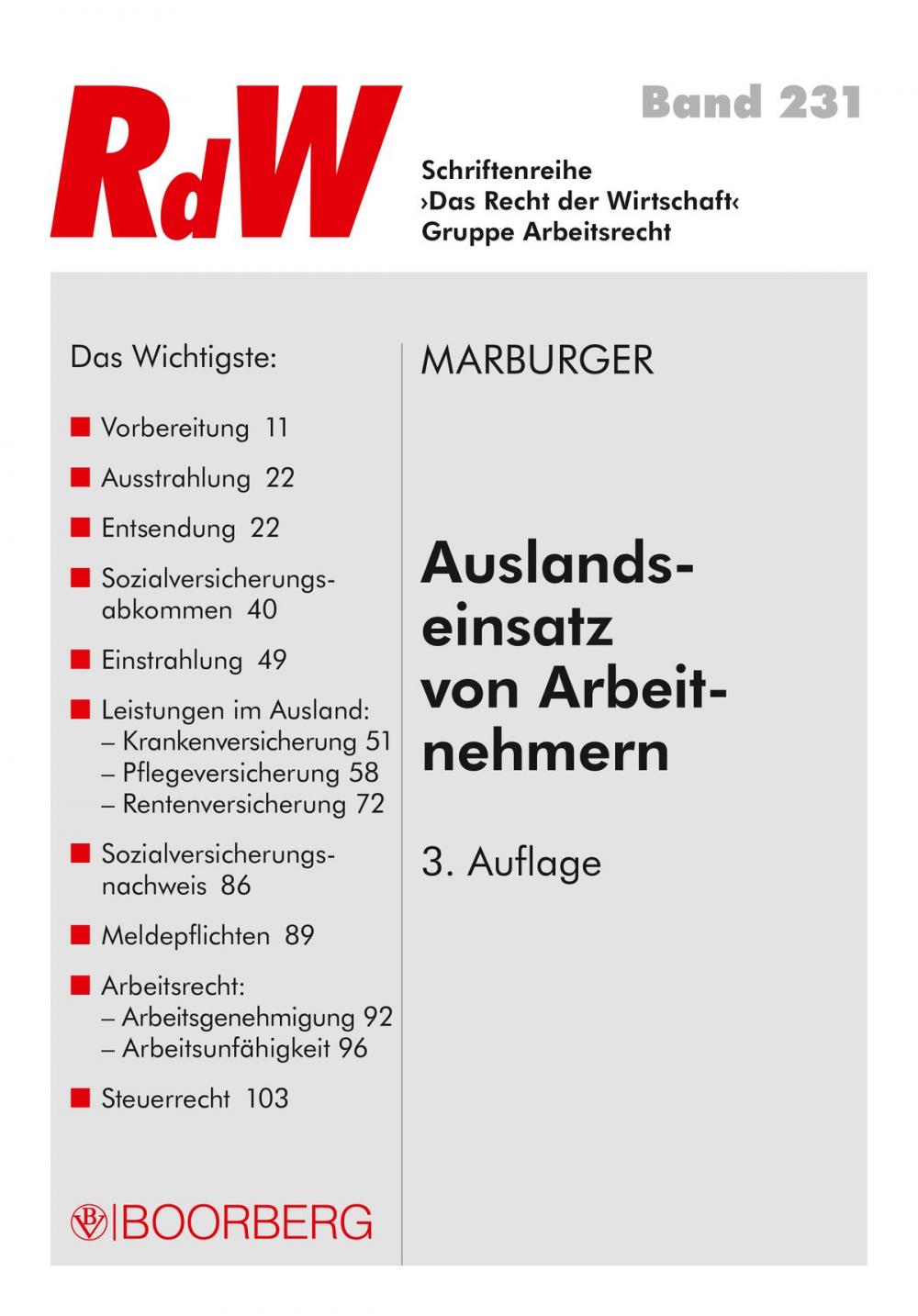 Big bigCover of Auslandseinsatz von Arbeitnehmern