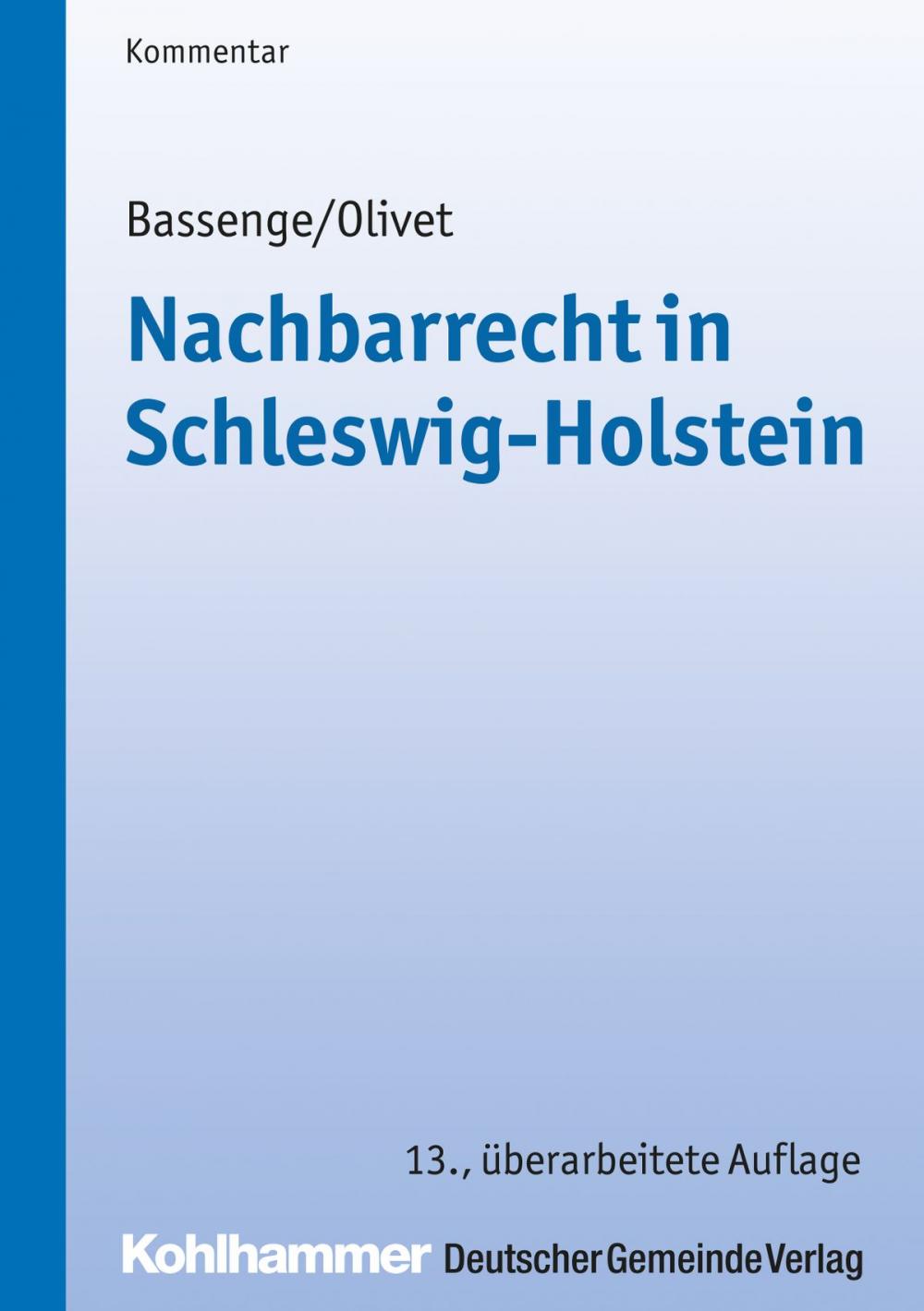 Big bigCover of Nachbarrecht in Schleswig-Holstein