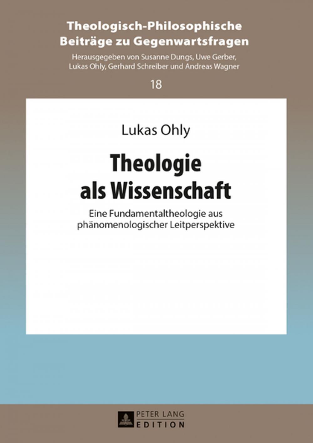 Big bigCover of Theologie als Wissenschaft