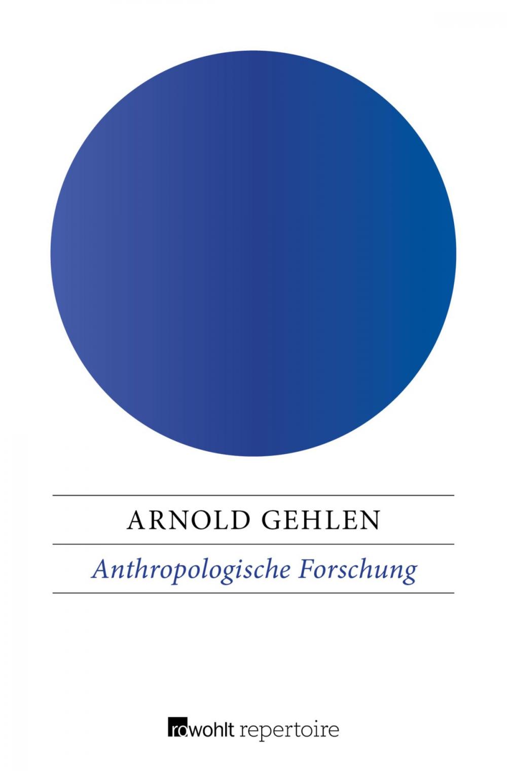 Big bigCover of Anthropologische Forschung