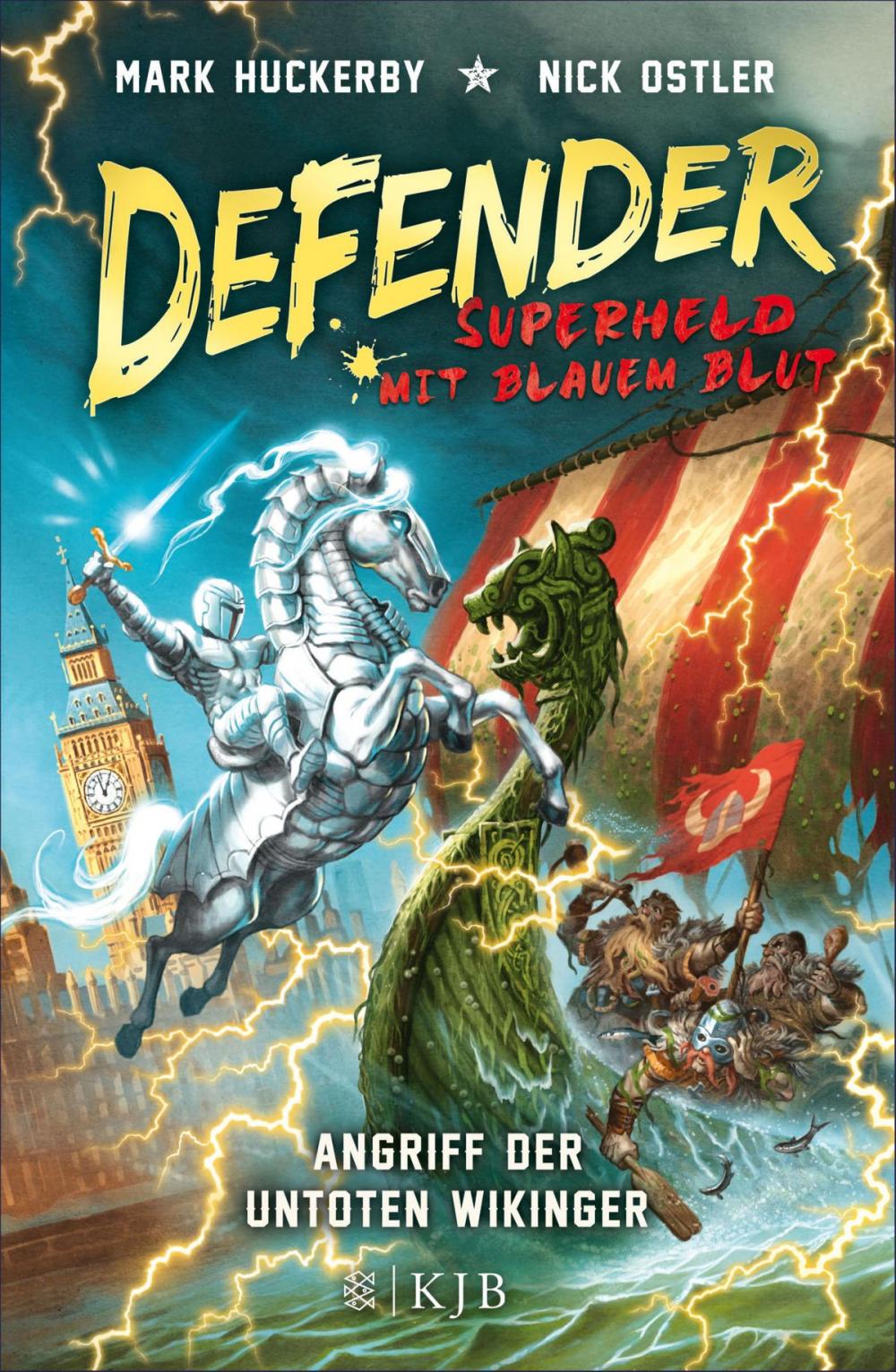 Big bigCover of Defender - Superheld mit blauem Blut. Angriff der untoten Wikinger