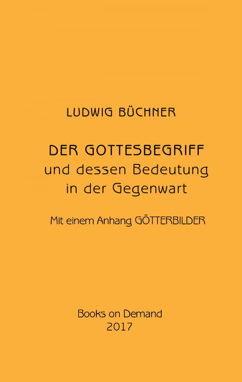 Big bigCover of Der Gottesbegriff und dessen Bedeutung in der Gegenwart