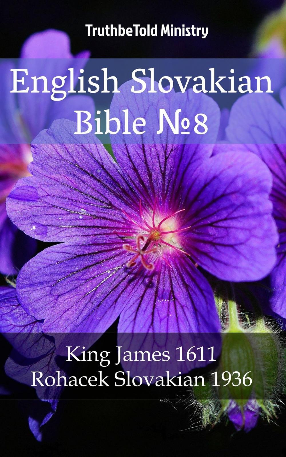 Big bigCover of English Slovakian Bible №8