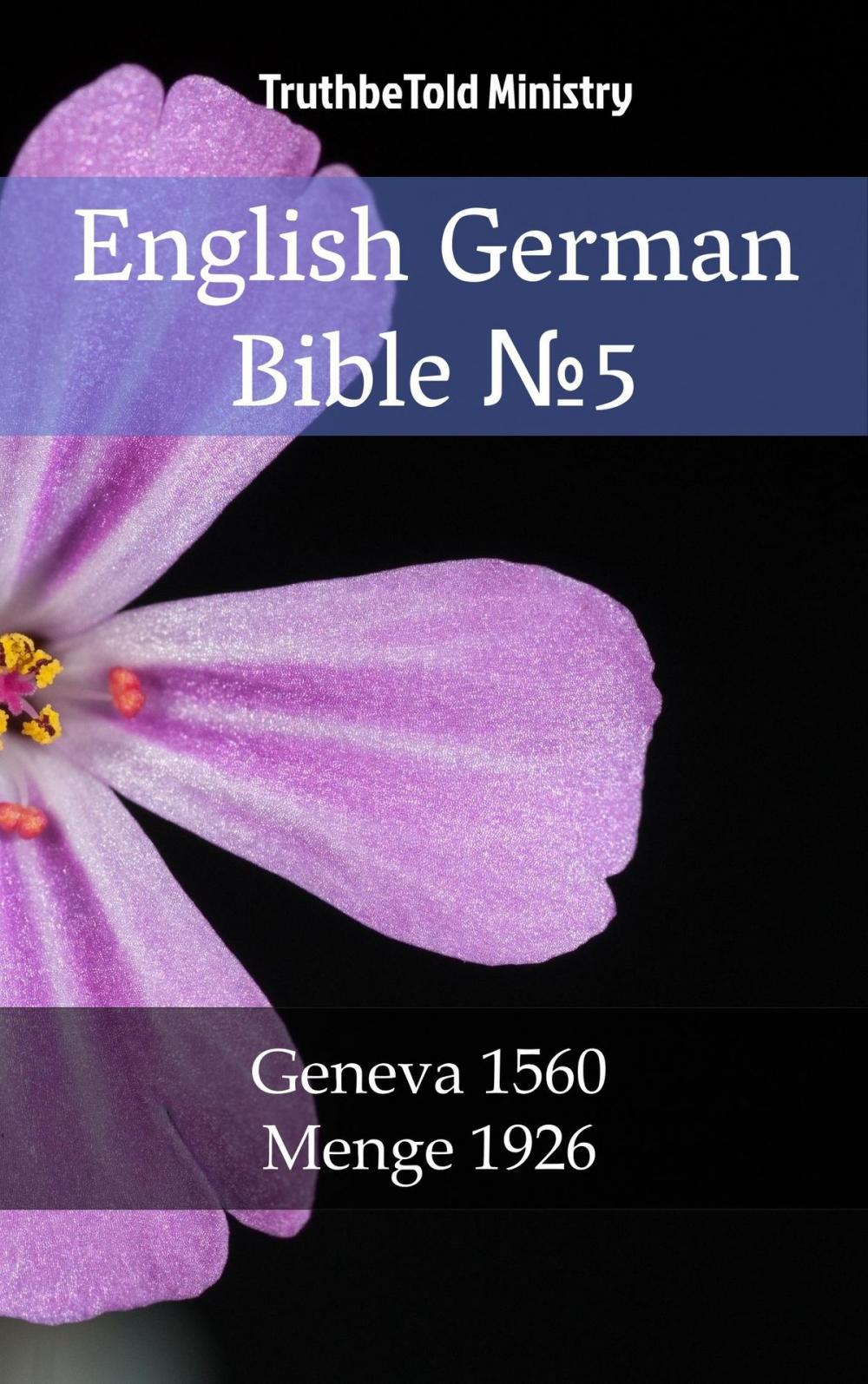 Big bigCover of English German Bible №5