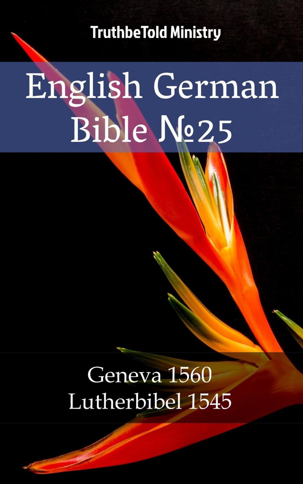 Big bigCover of English German Bible №25