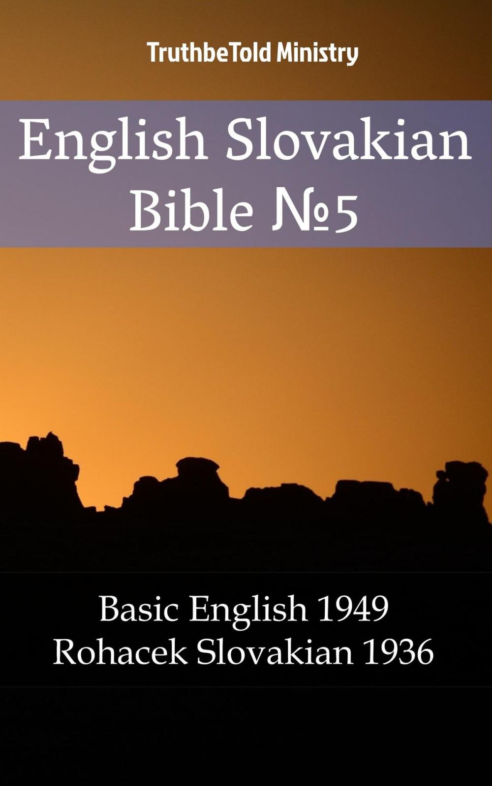 Big bigCover of English Slovakian Bible №5