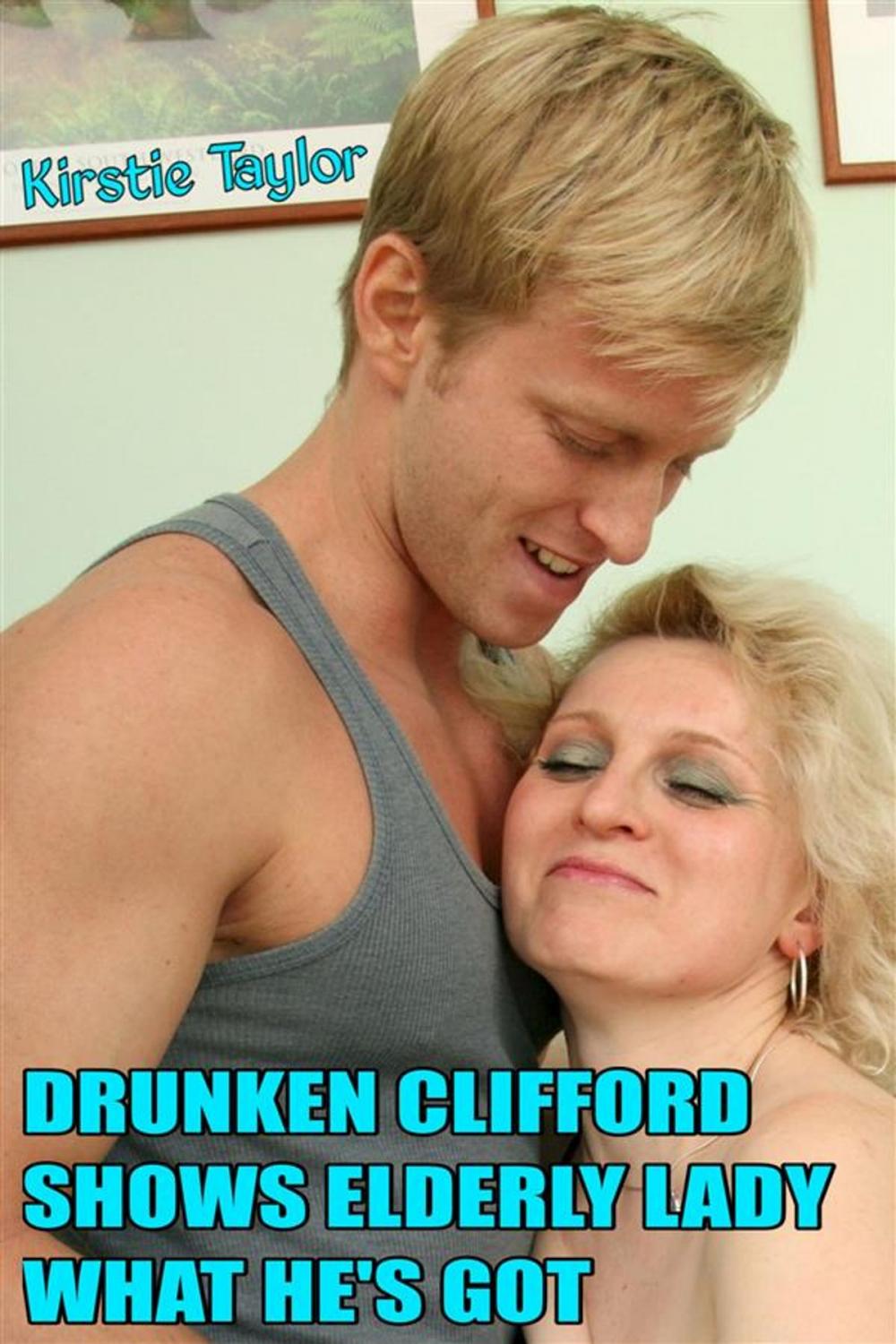 Big bigCover of Drunken Clifford Shows Elderly Lady What He's Got