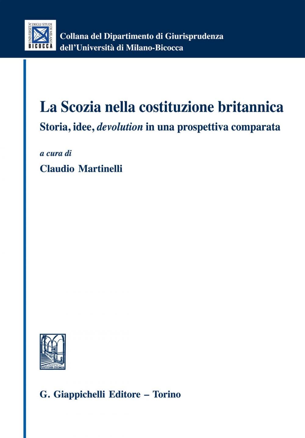 Big bigCover of La Scozia nella costituzione britannica