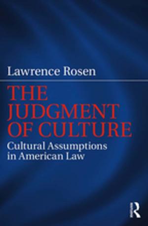 Cover of the book The Judgment of Culture by David Staples