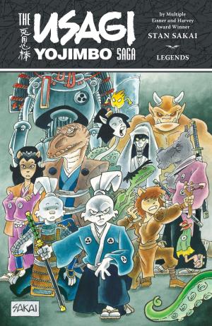 Book cover of The Usagi Yojimbo Saga: Legends