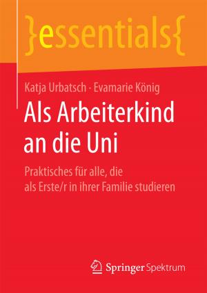 Cover of the book Als Arbeiterkind an die Uni by Julia Brunner
