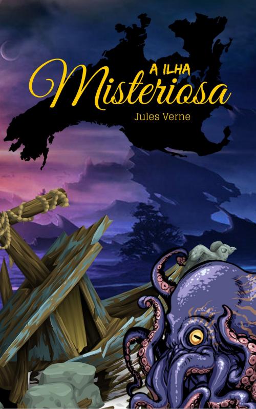 Cover of the book A Ilha Misteriosa by Jules Verne, EnvikaBook