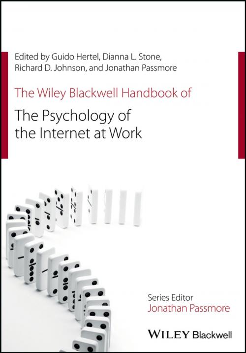 Cover of the book The Wiley Blackwell Handbook of the Psychology of the Internet at Work by Jonathan Passmore, Wiley