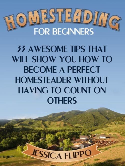 Cover of the book Homesteading for Beginners: 33 Awesome Tips That Will Show You How to Become a Perfect Homesteader Without Having to Count on Others by Jessica Flippo, Jet Solutions