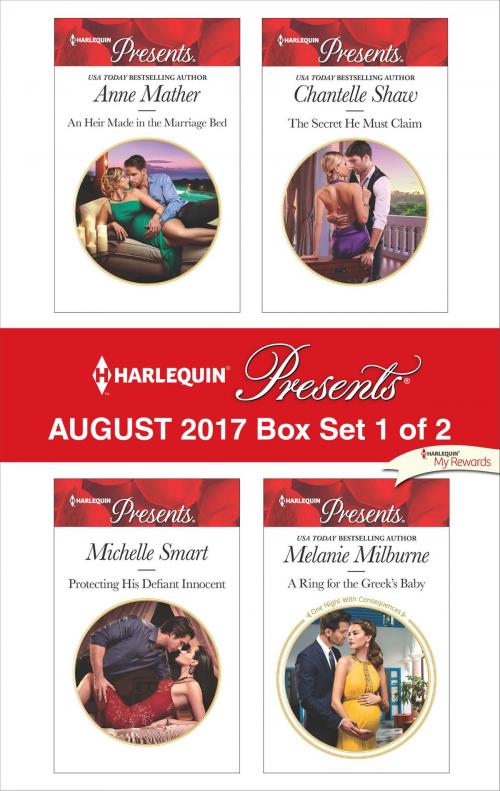 Cover of the book Harlequin Presents August 2017 - Box Set 1 of 2 by Anne Mather, Michelle Smart, Chantelle Shaw, Melanie Milburne, Harlequin